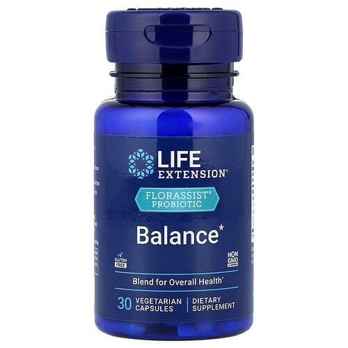 라이프 익스텐션 Life Extension, FLORASSIST® 프로바이오틱, 밸런스, 베지 캡슐 30정 상품 이미지