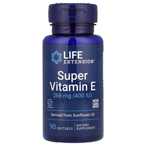 라이프 익스텐션 Life Extension, 슈퍼 비타민E, 268mg(400IU), 소프트젤 90정 상세 이미지