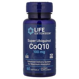 라이프 익스텐션 Life Extension, 슈퍼 유비퀴놀 CoQ10, 100mg, 소프트젤 60정