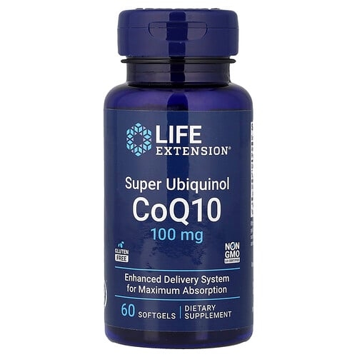 라이프 익스텐션 Life Extension, 슈퍼 유비퀴놀 CoQ10, 100mg, 소프트젤 60정 상세 이미지