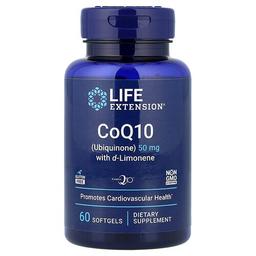 라이프 익스텐션 Life Extension, d-리모넨 함유 CoQ10, 소프트젤 60정