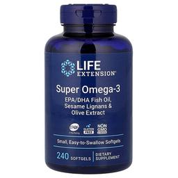 라이프 익스텐션 Life Extension, 슈퍼 오메가3, 소프트젤 240정