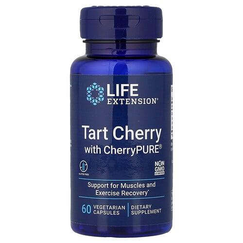 라이프 익스텐션 Life Extension, 타트체리, CherryPURE 함유, 베지 캡슐 60정(캡슐 1정당 480mg) 상품 이미지