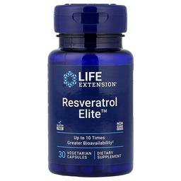 라이프 익스텐션 Life Extension, Resveratrol Elite™, 베지 캡슐 30정