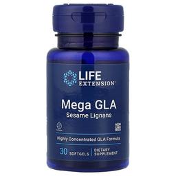 라이프 익스텐션 Life Extension, Mega GLA 참깨 리그난, 소프트젤 30정