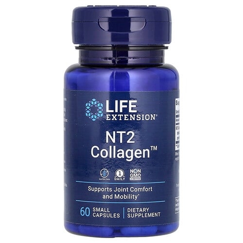 라이프 익스텐션 Life Extension, NT2 Collagen, 소형 캡슐 60정(캡슐 1정당 40mg) 상세 이미지