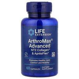 라이프 익스텐션 Life Extension, ArthroMax® 어드밴스드, NT2 Collagen™ 및 ApresFlex®, 캡슐 60정
