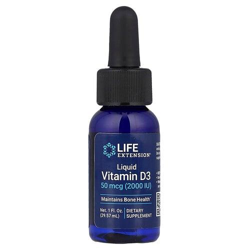 라이프 익스텐션 Life Extension, 액상 비타민D3, 2,000IU, 29.57ml(1fl oz) 상품 이미지
