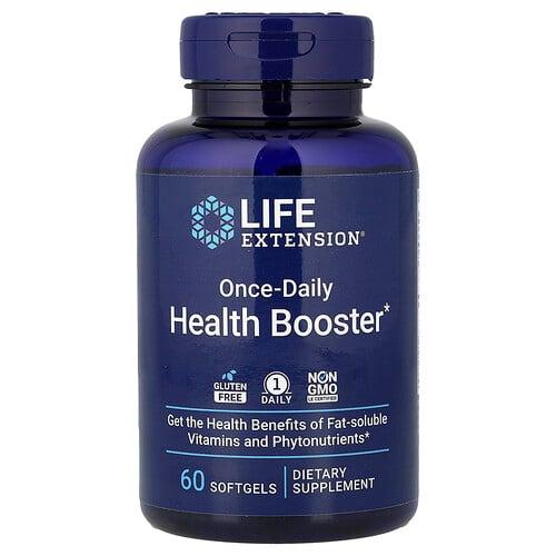 라이프 익스텐션 Life Extension, 원스 데일리 건강 부스터, 소프트젤 60정 상품 이미지