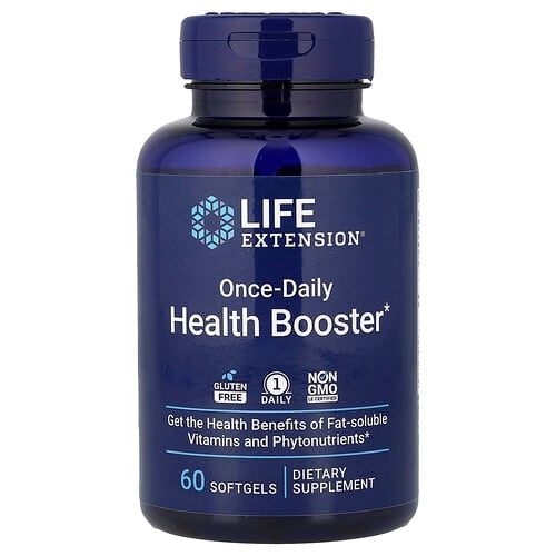 라이프 익스텐션 Life Extension, 원스 데일리 건강 부스터, 소프트젤 60정 상세 이미지