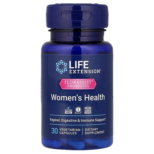 라이프 익스텐션 Life Extension, FLORASSIST® 프로바이오틱, 여성 건강, 베지 캡슐 30정 상세 이미지