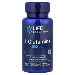 라이프 익스텐션 Life Extension, L-글루타민, 500mg, 베지 캡슐 100정