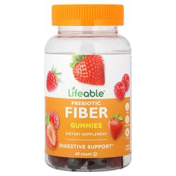 라이퍼블 Lifeable, Prebiotic Fiber 구미젤리, 천연 베리, 구미젤리 60개