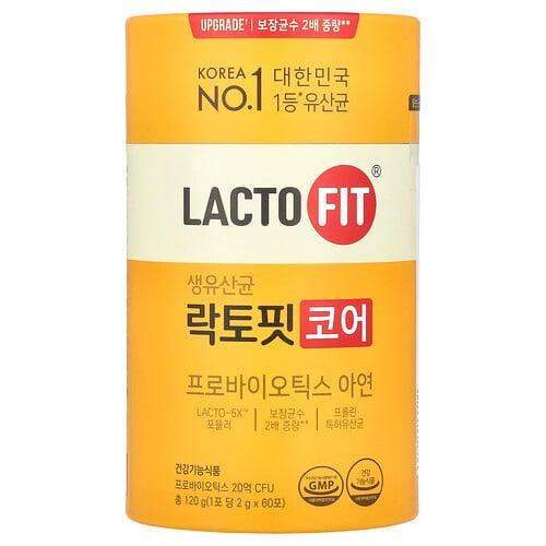 락토핏 Lactofit, 프로바이오틱, 코아, 스틱 60개, 각 2g 상품 이미지