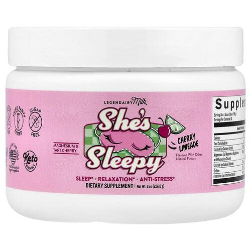 Legendairy Milk, 쉬즈 슬리피, 체리 라임에이드, 226.8g(8oz) 상품 이미지
