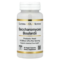 캘리포니아 골드 뉴트리션 California Gold Nutrition, 사카로미세스 보울라디, 프로바이오틱 효모, 100억 CFU, 60 식물성 캡슐