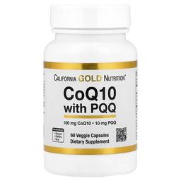 캘리포니아 골드 뉴트리션 California Gold Nutrition, PQQ 함유 CoQ10, 베지 캡슐 60정