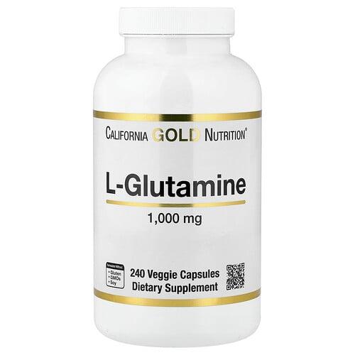 캘리포니아 골드 뉴트리션 California Gold Nutrition, L-글루타민, 1,000mg, 베지 캡슐 240정 상품 이미지