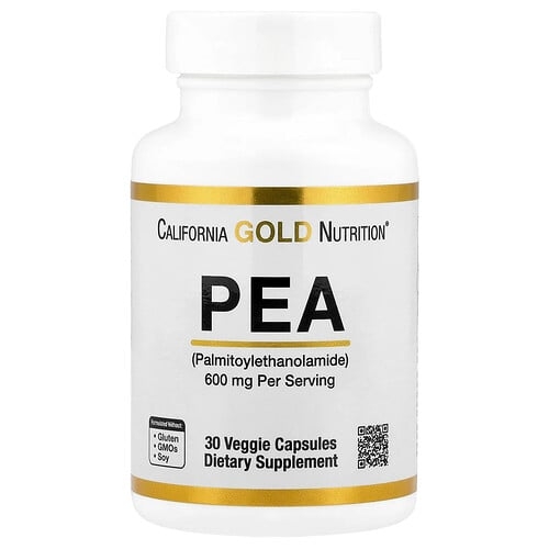 캘리포니아 골드 뉴트리션 California Gold Nutrition, 팔미토일에탄올아마이드(PEA), 베지 캡슐 30정, (캡슐당 300mg) 상세 이미지