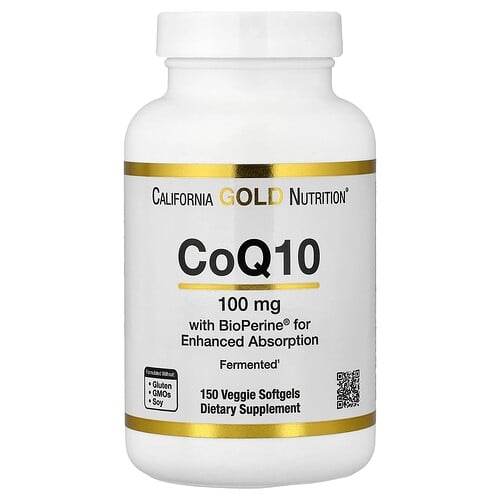캘리포니아 골드 뉴트리션 California Gold Nutrition, CoQ10, BioPerine® 흑후추추출물 함유, 베지 소프트젤 150정 상세 이미지