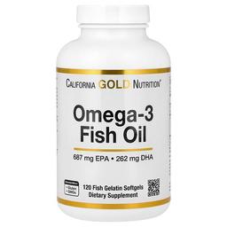 캘리포니아 골드 뉴트리션 California Gold Nutrition, 오메가3 피쉬 오일, 피쉬 젤라틴 소프트젤 120정(소프트젤 1정당 1,250mg)