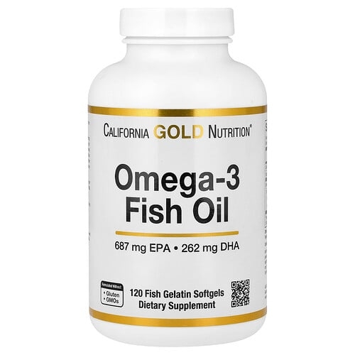캘리포니아 골드 뉴트리션 California Gold Nutrition, 오메가3 피쉬 오일, 피쉬 젤라틴 소프트젤 120정(소프트젤 1정당 1,250mg) 상세 이미지