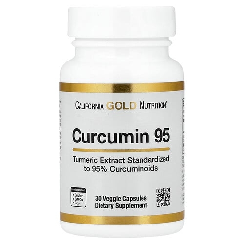 캘리포니아 골드 뉴트리션 California Gold Nutrition, 커큐민 95, 베지 캡슐 30정(캡슐당 500mg) 상세 이미지