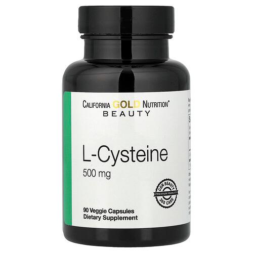 캘리포니아 골드 뉴트리션 California Gold Nutrition, l-시스테인, 500mg, 베지 캡슐 90정 상품 이미지