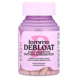 레미 Lemme, Deboat, 데일리 소화 효소 & 프로바이오틱, 베지 캡슐 60정