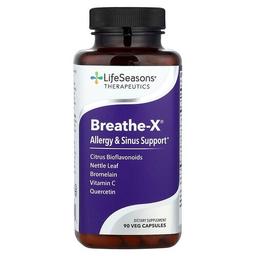 LifeSeasons, Breathe-X®, 알레르기 & 비강 지원, 베지 캡슐 90정