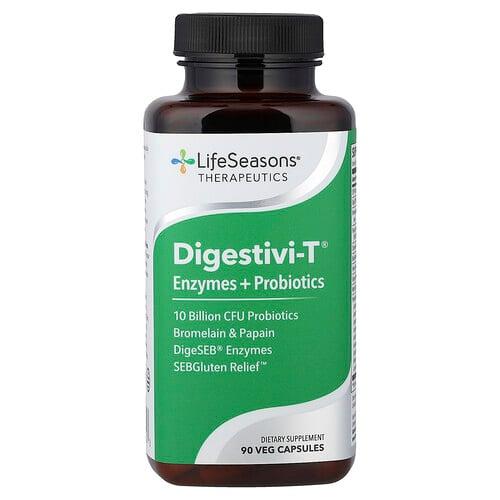 LifeSeasons, Digestivi-T®, 효소 + 프로바이오틱, 베지 캡슐 90정 상품 이미지