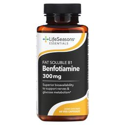 LifeSeasons, 지용성 B1 벤포티아민, 베지 캡슐 60정(캡슐 1정당 150mg)