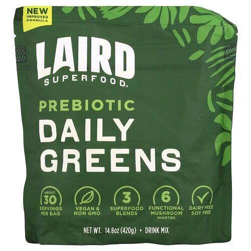 레어드 슈퍼푸드 Laird Superfood, 프리바이오틱 데일리 그린스, 420g(14.8oz) 상품 이미지