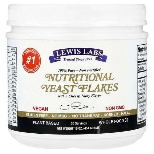루이스 랩스 Lewis Labs, 영양 효모 플레이크, 454g(16oz) 상세 이미지
