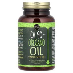 마주 슈퍼푸드 Maju Superfoods, CV 90+ 오레가노 오일 + 블랙씨드오일, 소프트젤 60정