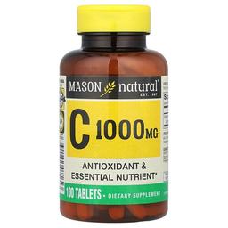 메이슨 내추럴 Mason Natural, 비타민C, 1,000mg, 100정
