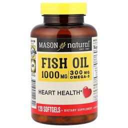 메이슨 내추럴 Mason Natural, 피쉬 오일, 1,000mg, 소프트젤 120정