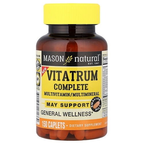 메이슨 내추럴 Mason Natural, Vitatrum Complete 종합비타민/멀티미네랄, 캡슐 150정 상세 이미지