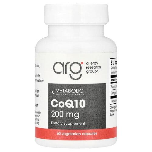메타볼릭 메인테이넌스 Metabolic Maintenance, CoQ10, 200mg, 베지 캡슐 60정 상품 이미지