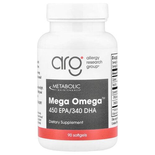 메타볼릭 메인테이넌스 Metabolic Maintenance, Mega Omega™, 소프트젤 90정(소프트젤 1정당 1,000mg) 상품 이미지