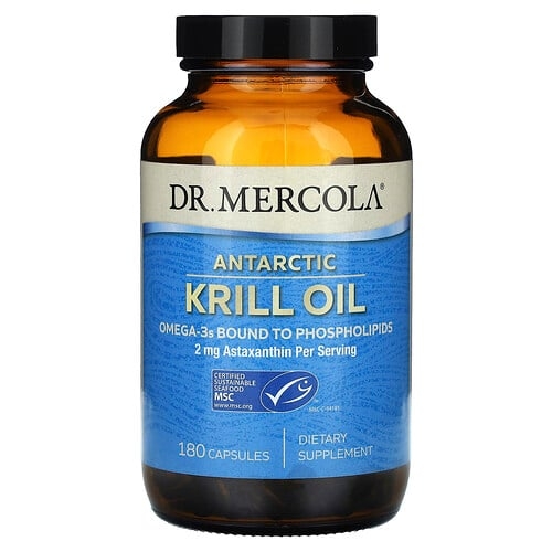 닥터 멀코라 Dr. Mercola, 남극 크릴 오일, 캡슐 180정 상세 이미지