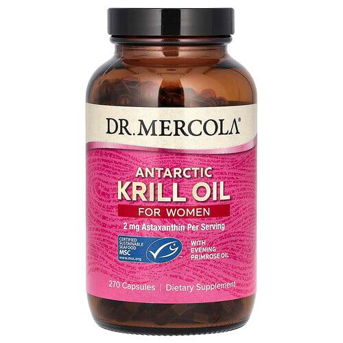 닥터 멀코라 Dr. Mercola, 여성용 남극 크릴 오일, 캡슐 270정 상품 이미지