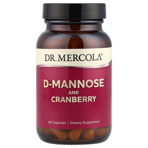 닥터 멀코라 Dr. Mercola, D-마노스 및 크랜베리 추출물, 캡슐 60정 상세 이미지