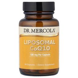 닥터 멀코라 Dr. Mercola, 리포소말 CoQ10, 100mg, 캡슐 30정