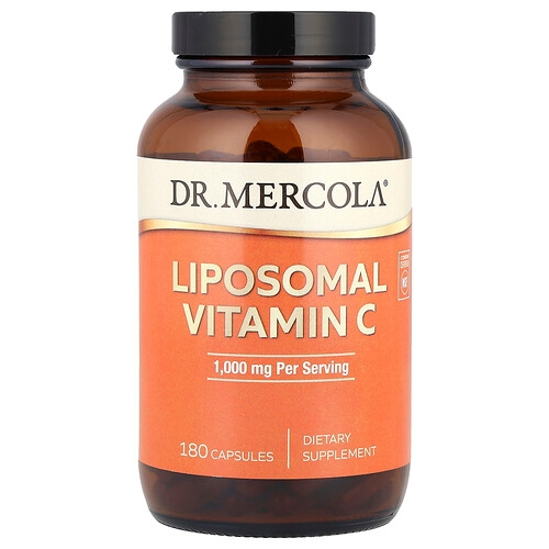 닥터 멀코라 Dr. Mercola, 리포소말 비타민C, 캡슐 180정(캡슐 1정당 500mg) 상세 이미지