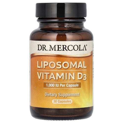 닥터 멀코라 Dr. Mercola, 리포소말 비타민D3, 25mcg(1,000IU), 캡슐 30정 상세 이미지