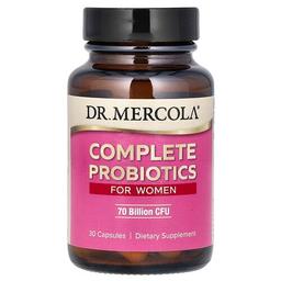 닥터 멀코라 Dr. Mercola, 여성용 컴플리트 프로바이오틱스, 700억CFU, 캡슐 30정