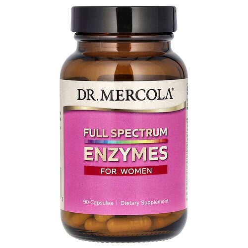 닥터 멀코라 Dr. Mercola, 여성용 풀 스펙트럼 효소, 캡슐 90정 상세 이미지