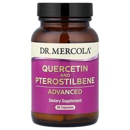 닥터 멀코라 Dr. Mercola, 퀘르세틴 및 프테로스틸벤 어드밴스드, 캡슐 60정