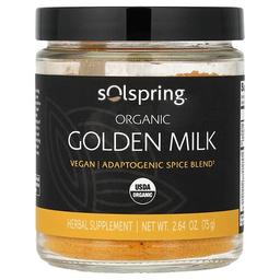 닥터 멀코라 Dr. Mercola, SolSpring®, 유기농 골든 밀크, 75g(2.64oz)